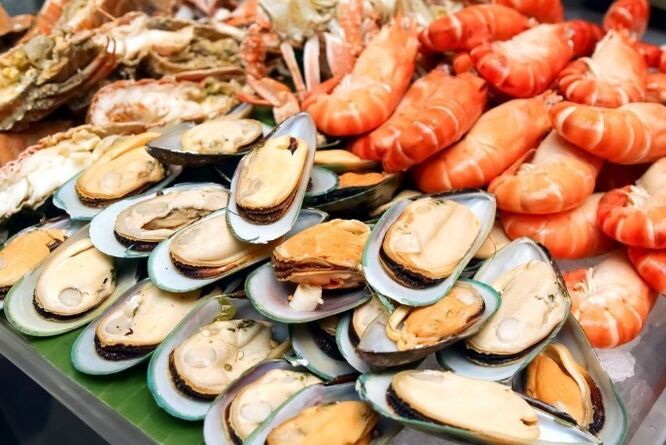 Presentes do mar para dieta