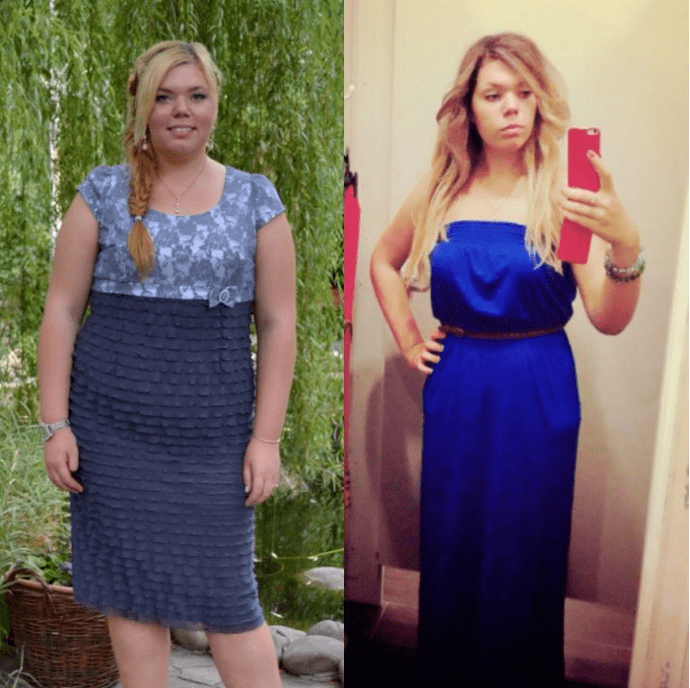 Bebendo dieta antes e depois
